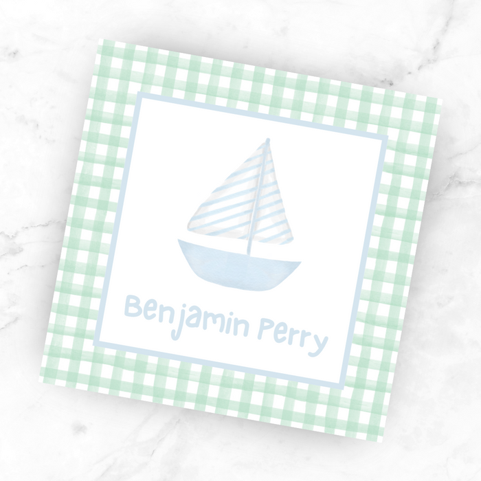 Sailboat Gift Tag