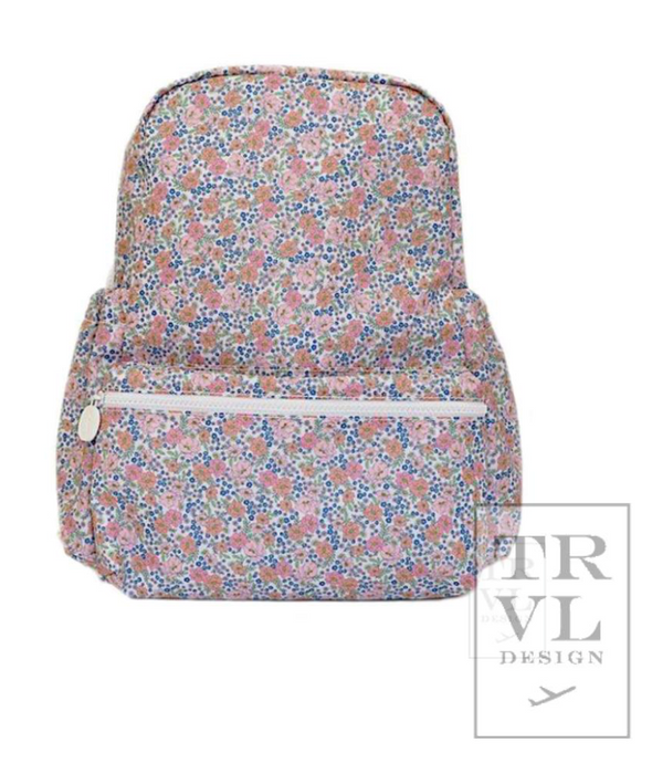 TRVL Design Wipeable Backpack- Garden Floral