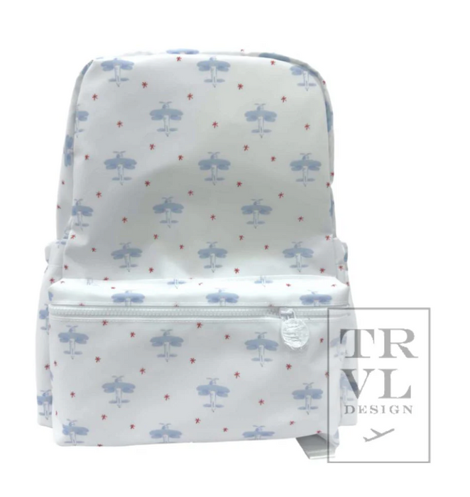 TRVL Design Wipeable Backpack- Davis's Airplanes