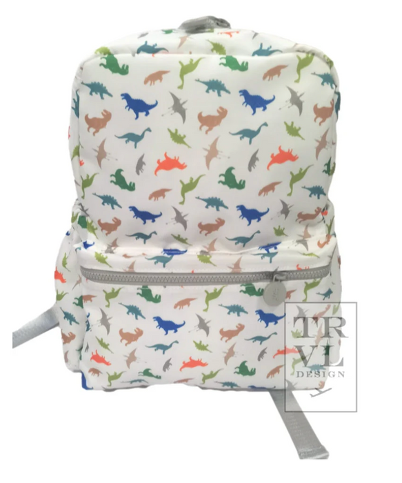 TRVL Design Wipeable Backpack- Dino-Mite