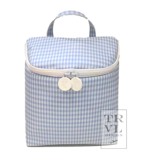 Monogrammed TRVL Design Wipeable Lunchbox (ALL PATTERNS/COLORS)