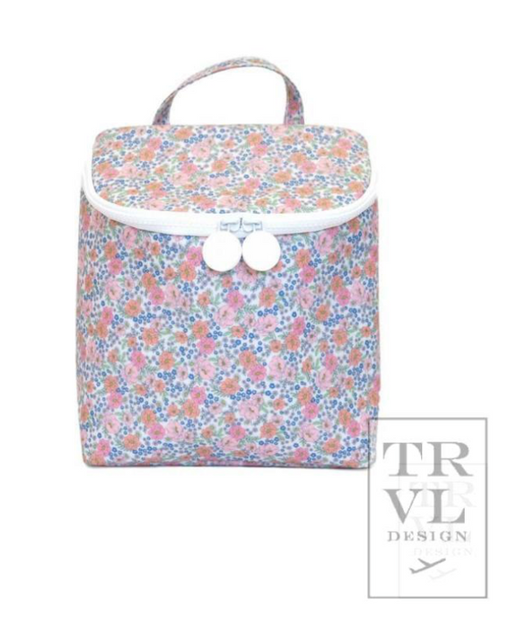 Monogrammed TRVL Design Wipeable Lunchbox (ALL PATTERNS/COLORS)