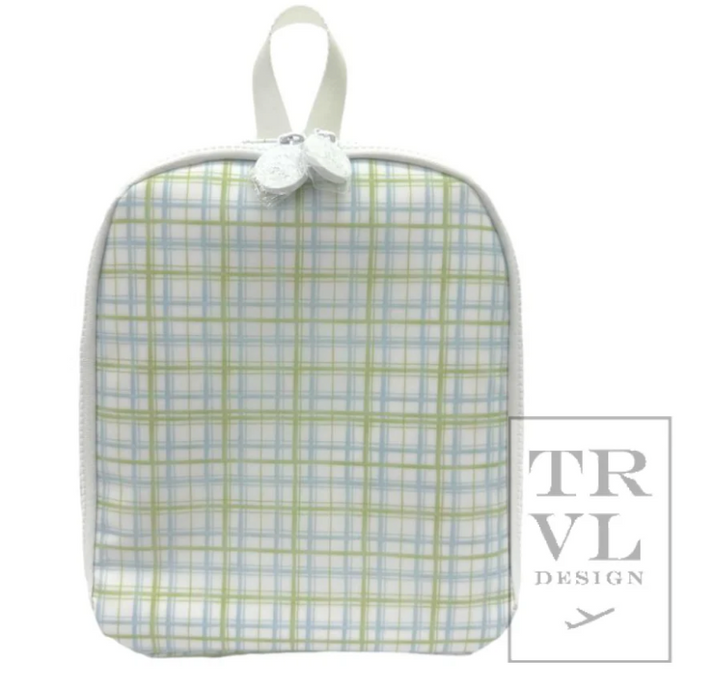 Monogrammed TRVL Design Wipeable Lunchbox (ALL PATTERNS/COLORS)