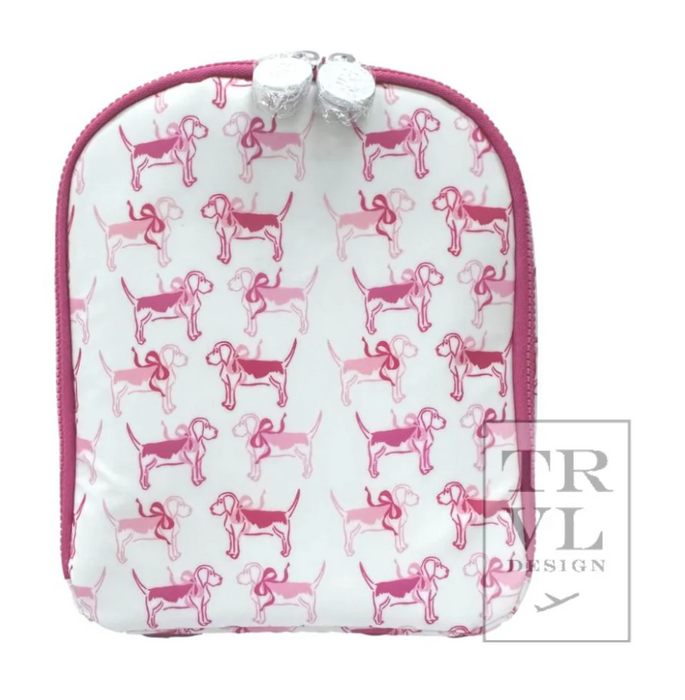 Monogrammed TRVL Design Wipeable Lunchbox (ALL PATTERNS/COLORS)